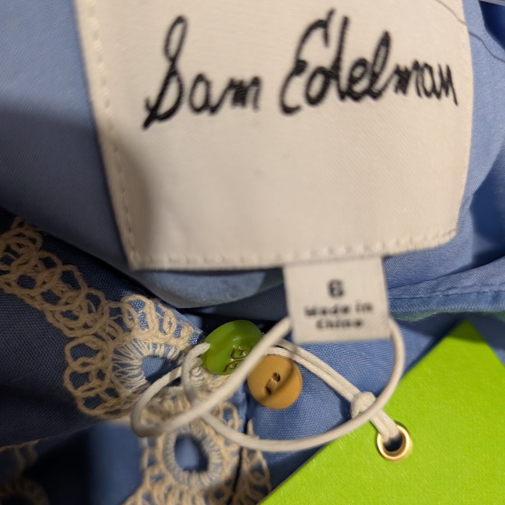 Sam Edelman Light Blue Floral Midi Dress - Picture 9 of 11